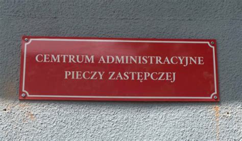 CENTRUM ADMINISTRACYJNE PIECZY ZASTĘPCZEJ.